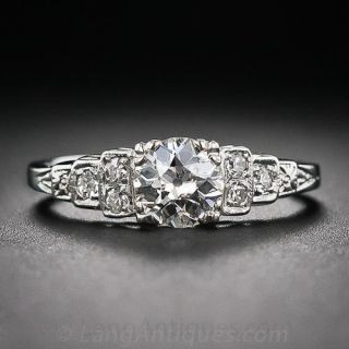 .70 Carat Diamond Art Deco Engagement Ring