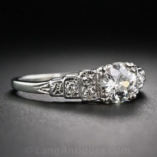 .70 Carat Diamond Art Deco Engagement Ring