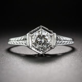 .70 Carat Diamond Art Deco Engagement Ring