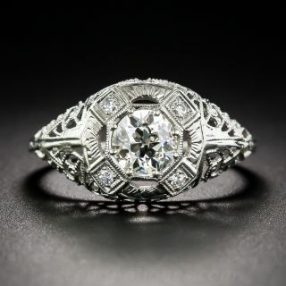 .70 Carat Diamond Art Deco Engagement Ring