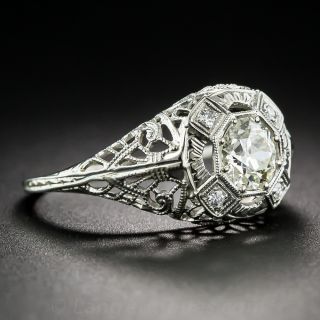 .70 Carat Diamond Art Deco Engagement Ring
