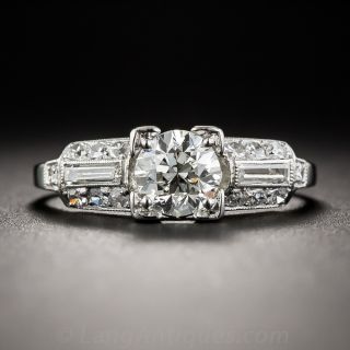 .70 Carat Diamond Art Deco Engagement Ring - 2