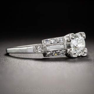 .70 Carat Diamond Art Deco Engagement Ring