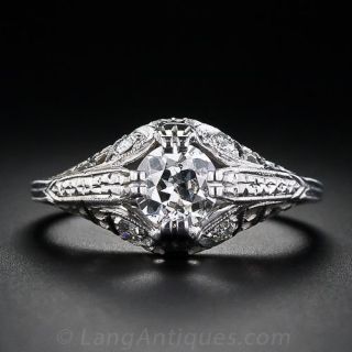 Vintage Diamond Engagement Ring 
