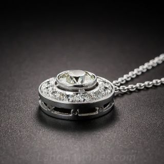 .70 Carat Diamond Halo Pendant