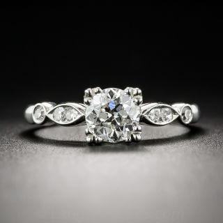 .70 Carat Diamond Platinum Vintage Engagement Ring - GIA I/SI1