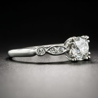 .70 Carat Diamond Platinum Vintage Engagement Ring - GIA I/SI1