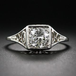 .70 Carat Diamond Vintage Solitaire Engagement Ring