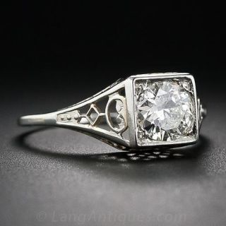 .70 Carat Diamond Vintage Solitaire Engagement Ring