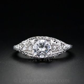 .70 Carat Edwardian Diamond Engagement Ring