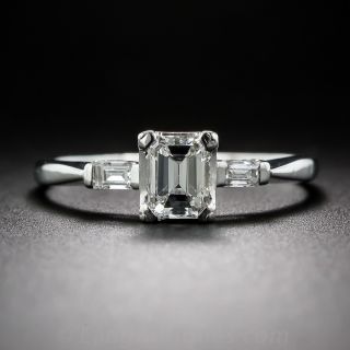 .70 Carat Emerald-Cut Diamond Estate Engagement Ring