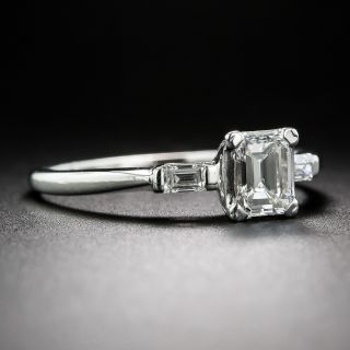 .70 Carat Emerald-Cut Diamond Estate Engagement Ring