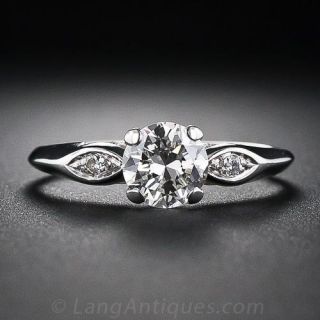 .70 Carat European-Cut Diamond Engagement Ring