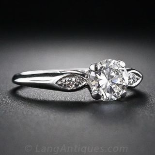 .70 Carat European-Cut Diamond Engagement Ring