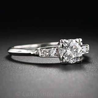 .70 Carat Platinum and Diamond Engagement Ring