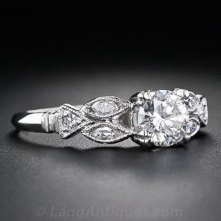 .70 Carat Platinum and Diamond Engagement Ring