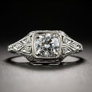 .70 Carat Platinum Diamond Vintage Engagement Ring by Hayden W. Wheeler & Company