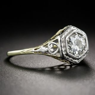 .70 Old European-Cut Diamond Antique Engagement Ring