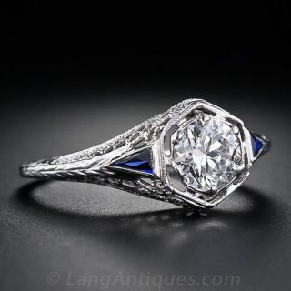 .71 Carat 'E' Color Diamond  Engagement Ring