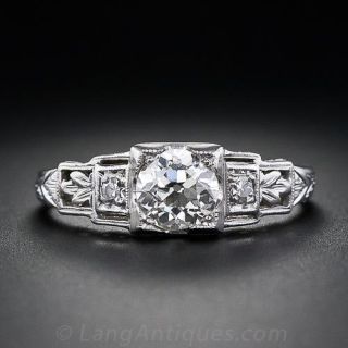 .72 Carat Art Deco Diamond Ring
