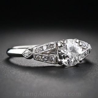 .72 Carat Art Deco Engagement Ring