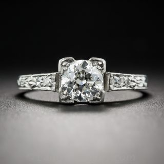 .72 Carat Diamond Solitaire Vintage Engagement Ring