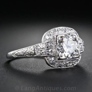 .72 Carat Vintage Diamond Engagment Ring by Granat Brothers