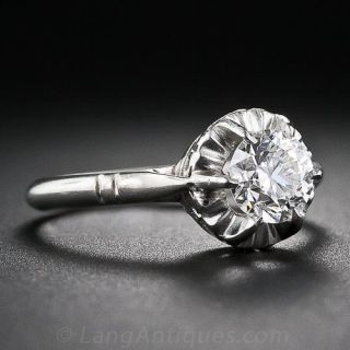 .72 carat Vintage Solitaire Diamond Engagement Ring GIA G/VS2