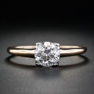 .73 Carat Antique Diamond Solitare Ring
