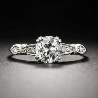 .73 Carat Diamond Art Deco Engagement Ring GIA J - VS1
