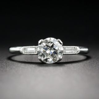 .73 Carat Diamond Vintage Engagement Ring GIA H-SI2 