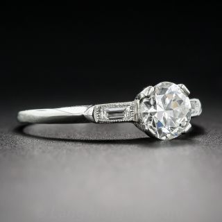 .73 Carat Diamond Vintage Engagement Ring GIA H-SI2 