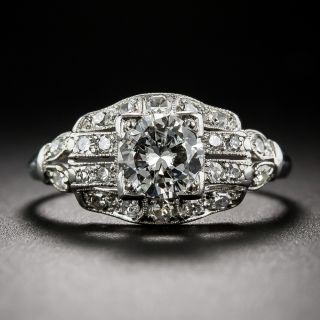 .74 Carat GIA H/VS1 Art Deco Diamond Engagement Ring