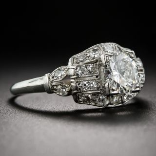 .74 Carat GIA H/VS1 Art Deco Diamond Engagement Ring