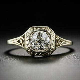 .75 Carat 14K Yellow Gold Diamond Engagement Ring