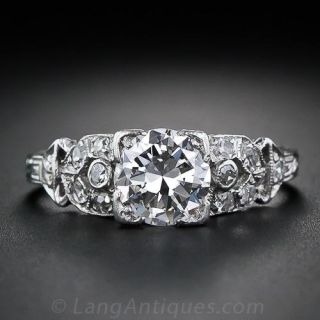 .75 Carat Antique Diamond Engagement Ring