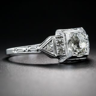 .75 Carat Art Deco Engagement Ring - GIA I-VS2
