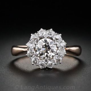 .75 Carat Center Antique Diamond Ring