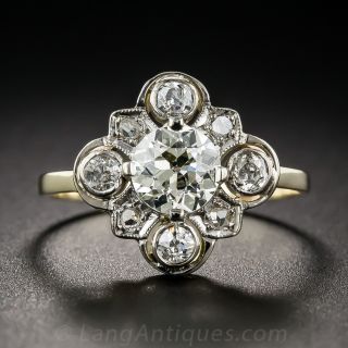 .75 Carat Center Diamond Edwardian Ring