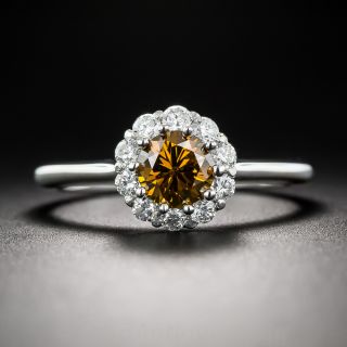 .75 Carat Cognac Diamond Ring