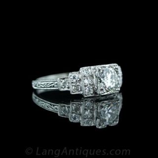 .75 Carat Diamond Art Deco Ring