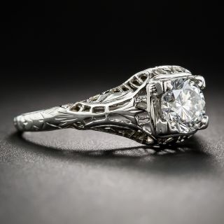 .75 Carat Diamond Vintage Engagement Ring