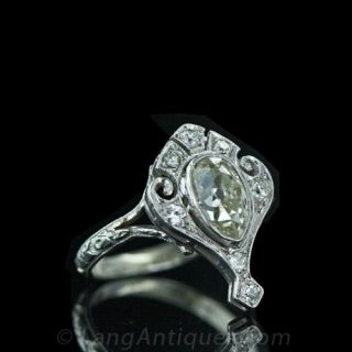 .75 Carat Edwardian Diamond Dinner Ring