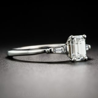 .75 Carat Emerald-Cut Diamond Engagement Ring