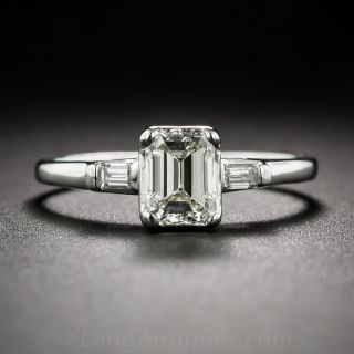 .75 Carat Emerald-Cut Diamond Engagement Ring 