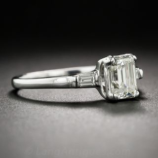 .75 Carat Emerald-Cut Diamond Engagement Ring 