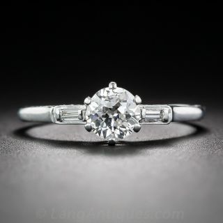 .75 Carat European-Cut Diamond Vintage Engagement Ring - Netherlands