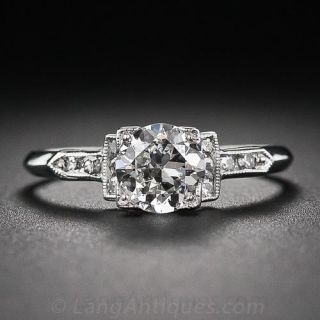 .75 Carat GIA - G VVS2 Art Deco Engagement Ring