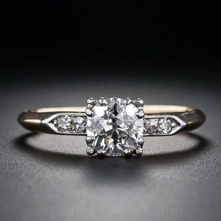 .75 Carat Vintage Diamond Engagement Ring