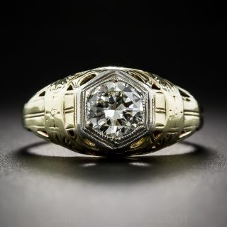 .76 Carat Diamond Art Deco Ring